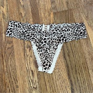 Victoria’s Secret Leopard Print Thong, Small